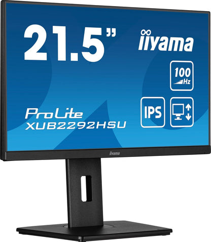 iiyama ProLite XUB2292HSU-B6 Monitor PC 55,9 cm (22") 1920 x 1080 Pixel Full HD LED Nero [XUB2292HSU-B6]
