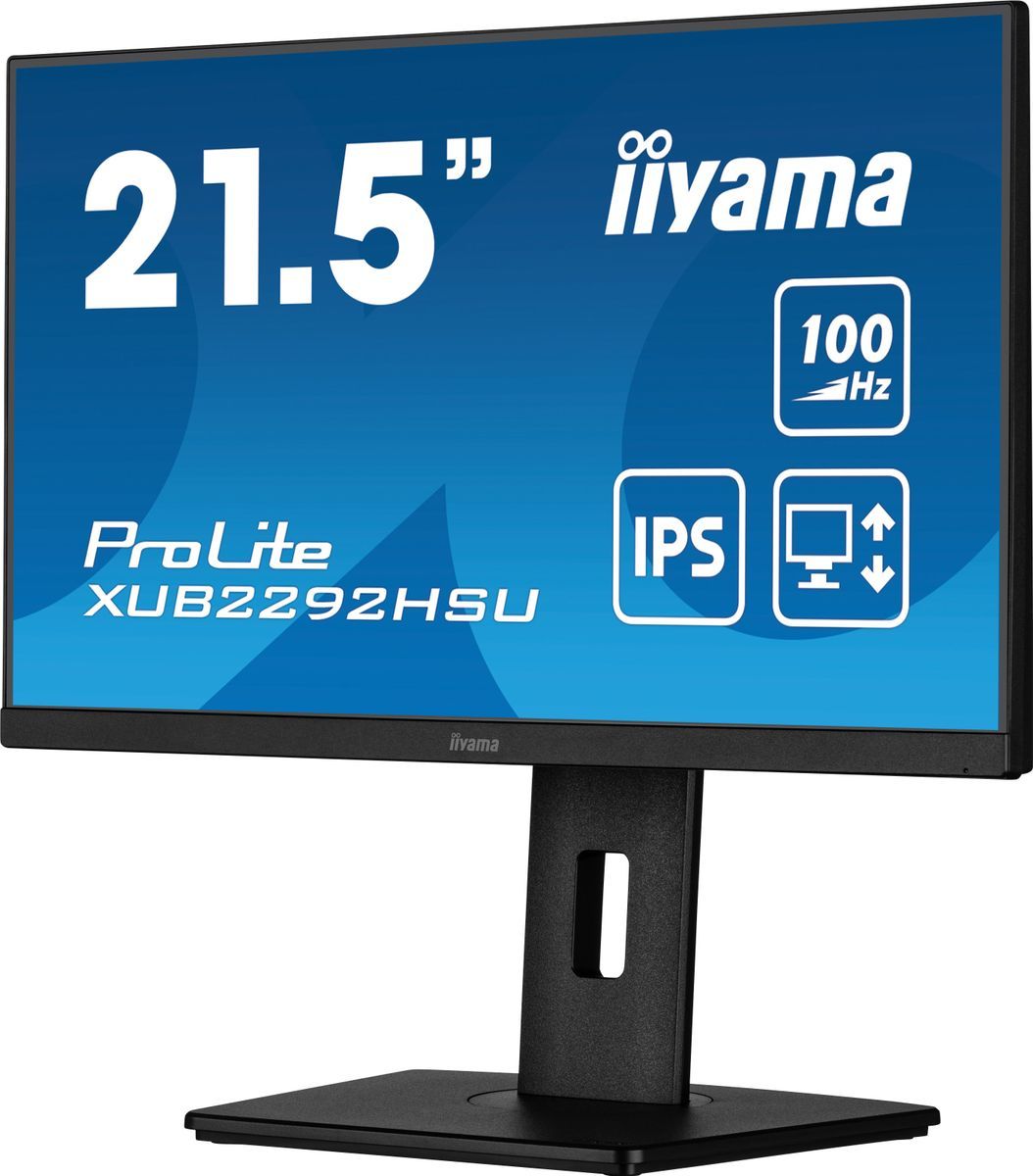 iiyama ProLite XUB2292HSU-B6 Monitor PC 55,9 cm (22") 1920 x 1080 Pixel Full HD LED Nero [XUB2292HSU-B6]