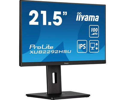 iiyama ProLite XUB2292HSU-B6 Monitor PC 55,9 cm (22") 1920 x 1080 Pixel Full HD LED Nero [XUB2292HSU-B6]