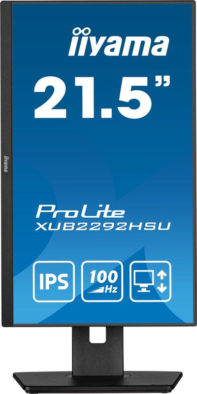 iiyama ProLite XUB2292HSU-B6 Monitor PC 55,9 cm (22") 1920 x 1080 Pixel Full HD LED Nero [XUB2292HSU-B6]