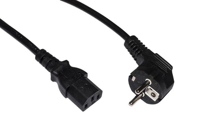 LINK Cavo Alimentazione Mt. 1.80 Spina Tedesca 90 Gradi 250 V Presa Iec Vde [LKSK18]