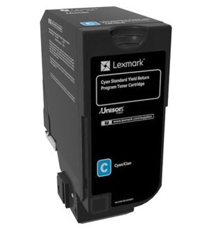 Lexmark 74C2SC0 cartuccia toner 1 pz Originale Ciano [74C2SC0]