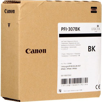 Canon PFI-307BK cartuccia d'inchiostro Originale Nero [9811B001]
