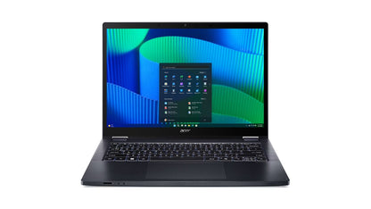 Acer TravelMate TMP414RN-54-TCO-552W Intel Core Ultra 5 125U Ibrido (2 in 1) 35,6 cm (14") Touch screen WUXGA 16 GB DDR5-SDRAM 1 TB SSD Wi-Fi 6E (802.11ax) Windows 11 Pro Italiano Blu [NX.B7WET.002]