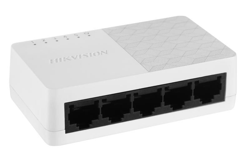 Hikvision DS-3E0505D-O switch di rete Gigabit Ethernet (10/100/1000) Nero, Bianco [DS-3E0505D-O]