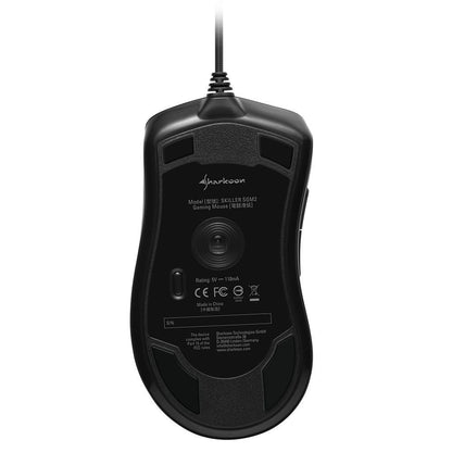 Sharkoon Skiller SGM2 mouse Mano destra USB tipo A Ottico 6400 DPI [SKILLERSGM2]
