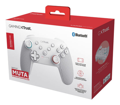 Trust GXT 1246W MUTA Bianco Bluetooth Gamepad Nintendo Switch, Nintendo Switch Lite [25426]