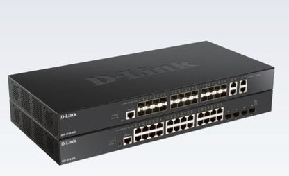 D-Link DXS-1210-28T switch di rete Gestito L2/L3 10G Ethernet (100/1000/10000) 1U Nero [DXS-1210-28T]