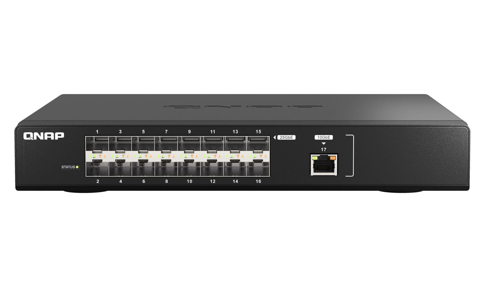 QNAP QSW-M5216-1T switch di rete Gestito L2 Nero [QSW-M5216-1T]