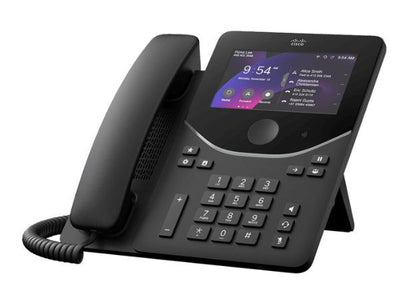 Cisco DESK PHONE 9871 CARBON telefono IP Nero, Carbonio LCD Wi-Fi [DP-9871-K9=]