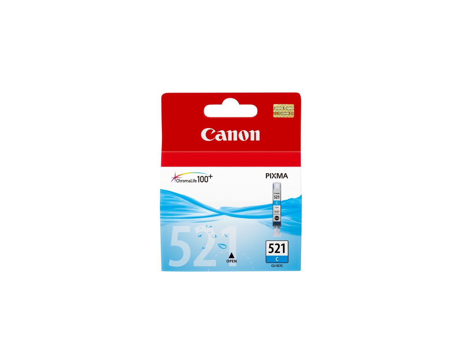 Canon Cartuccia d'inchiostro ciano CLI-521C [2934B001]