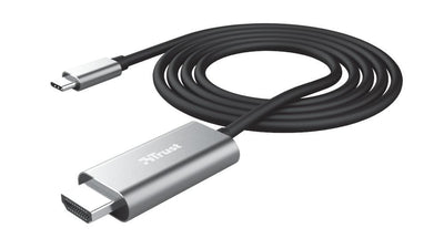 Trust Calyx adattatore grafico USB Nero, Metallico [23332]