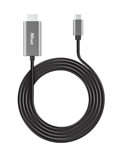 Trust Calyx adattatore grafico USB Nero, Metallico [23332]