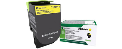 Lexmark 71B20Y0 cartuccia toner 1 pz Originale Giallo [71B20Y0]