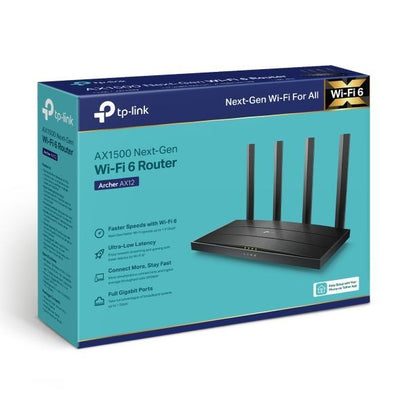 TP-Link Archer AX12 router wireless Fast Ethernet Dual-band (2.4 GHz/5 GHz) Nero [ARCHERAX12]