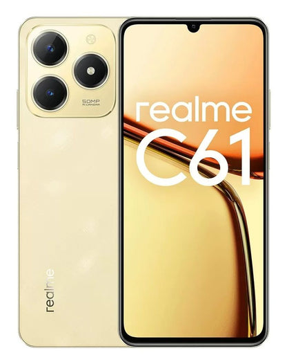 realme C61 17,1 cm (6.74") Doppia SIM Android 14 4G USB tipo-C 6 GB 256 GB 5000 mAh Oro [0115570300]