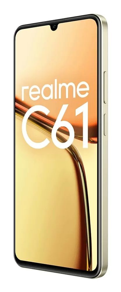 realme C61 17,1 cm (6.74") Doppia SIM Android 14 4G USB tipo-C 6 GB 256 GB 5000 mAh Oro [0115570300]