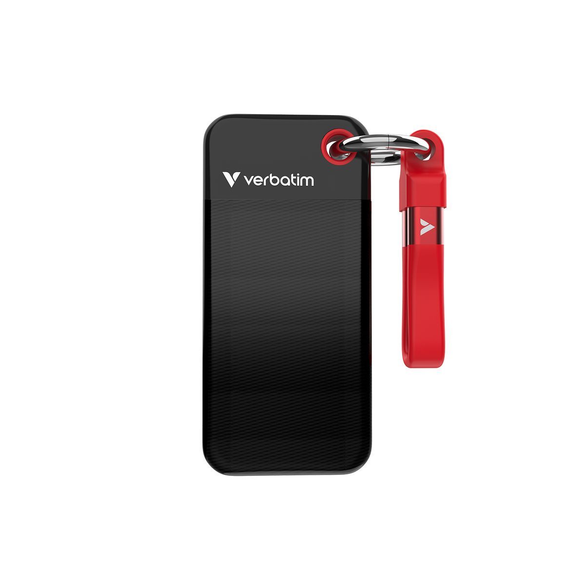 Verbatim Pocket SSD 2 TB USB tipo-C 3.2 Gen 2 (3.1 Gen 2) Nero, Rosso [32196]