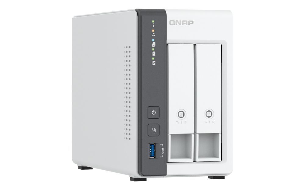 QNAP TS-216G server NAS e di archiviazione Tower Cortex-A Cortex-A55 4 GB HDD Bianco [TS-216G]