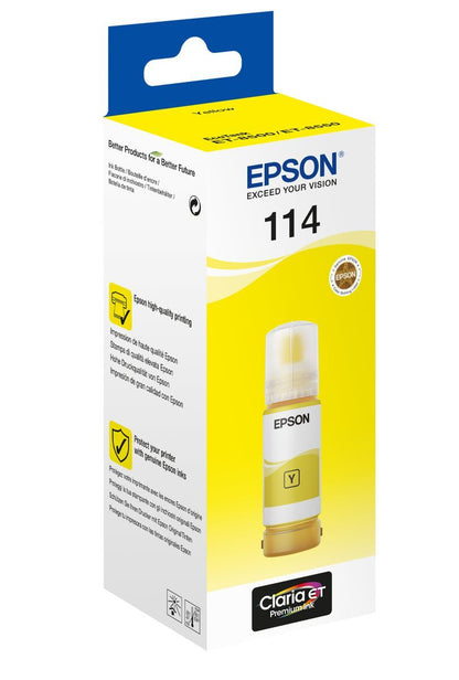 Epson 114 EcoTank Yellow ink bottle [C13T07B440]