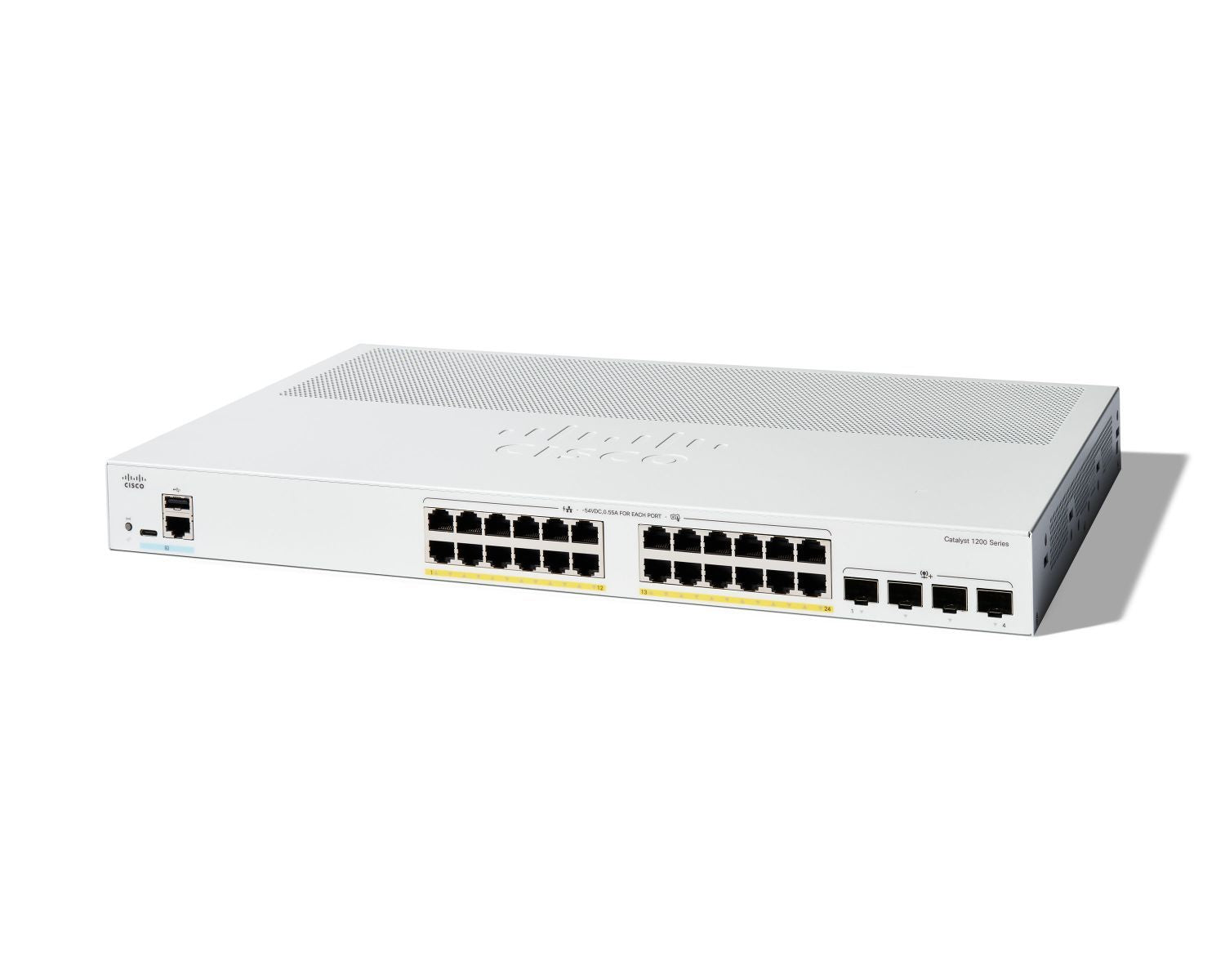 Cisco C1200-24P-4X switch di rete Gestito L2/L3 Gigabit Ethernet (10/100/1000) Bianco [C1200-24P-4X]