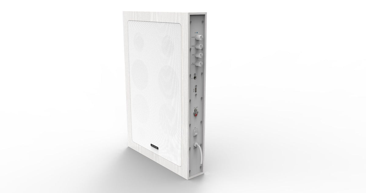 Empire Media HS.QUADROMIC set di altoparlanti 140 W Universale Bianco 2.0 canali [HS.QUADROMIC]