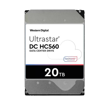 Western Digital Ultrastar DC HC560 disco rigido interno 20 TB 7200 Giri/min 512 MB 3.5" SATA [0F38785]