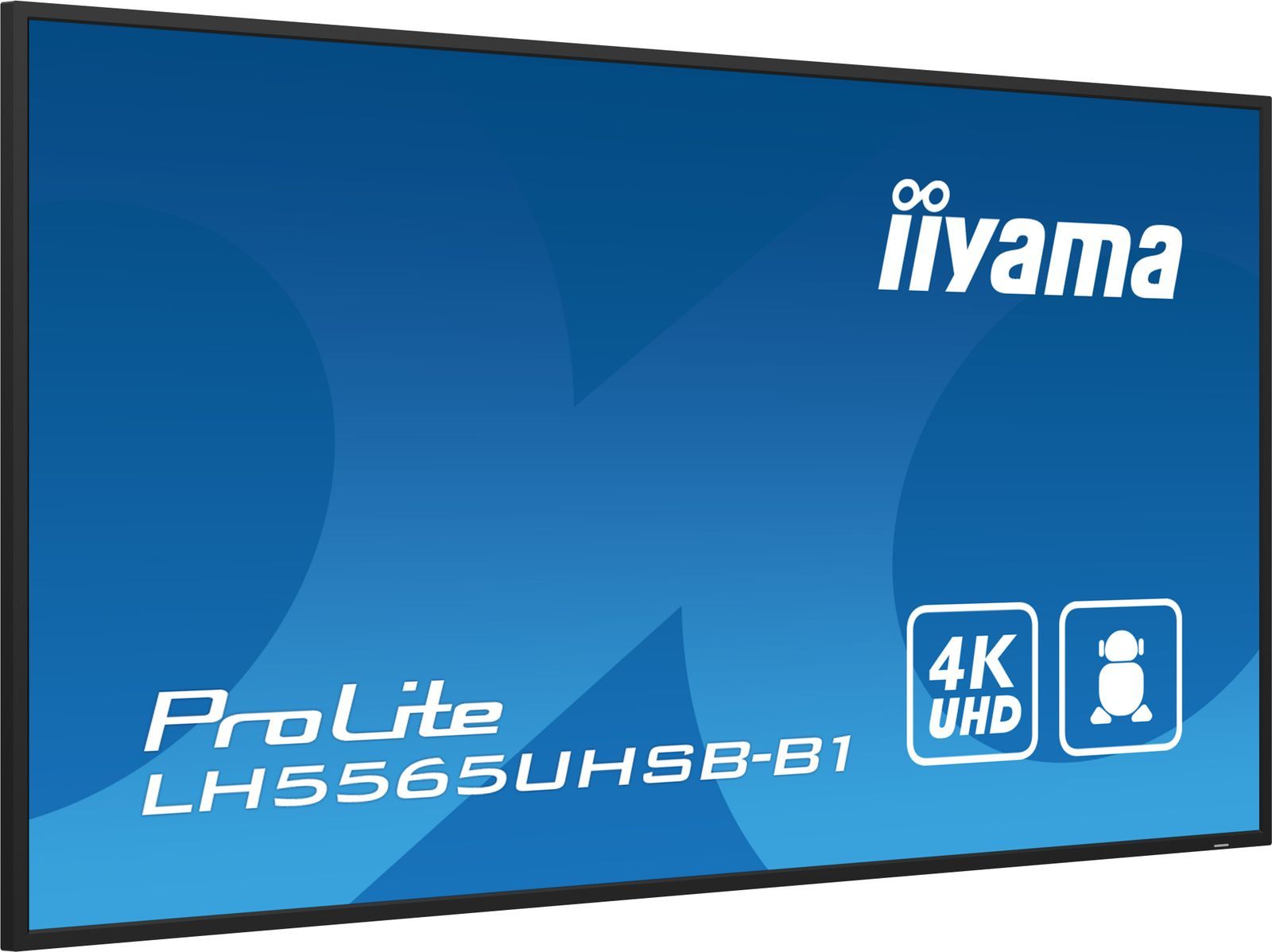 iiyama LH5565UHSB-B1 visualizzatore di messaggi Design chiosco 138,7 cm (54.6") LED Wi-Fi 800 cd/m 4K Ultra HD Nero Processore integrato Android 11 24/7 [LH5565UHSB-B1]