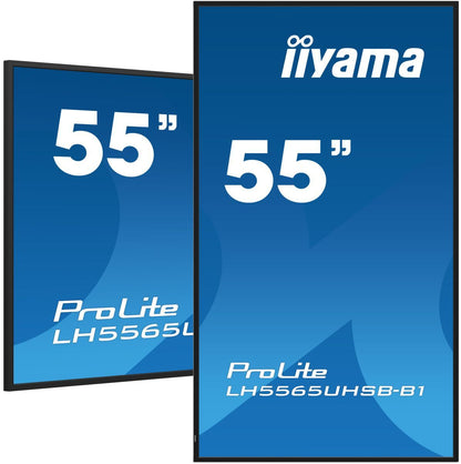 iiyama LH5565UHSB-B1 visualizzatore di messaggi Design chiosco 138,7 cm (54.6") LED Wi-Fi 800 cd/m 4K Ultra HD Nero Processore integrato Android 11 24/7 [LH5565UHSB-B1]
