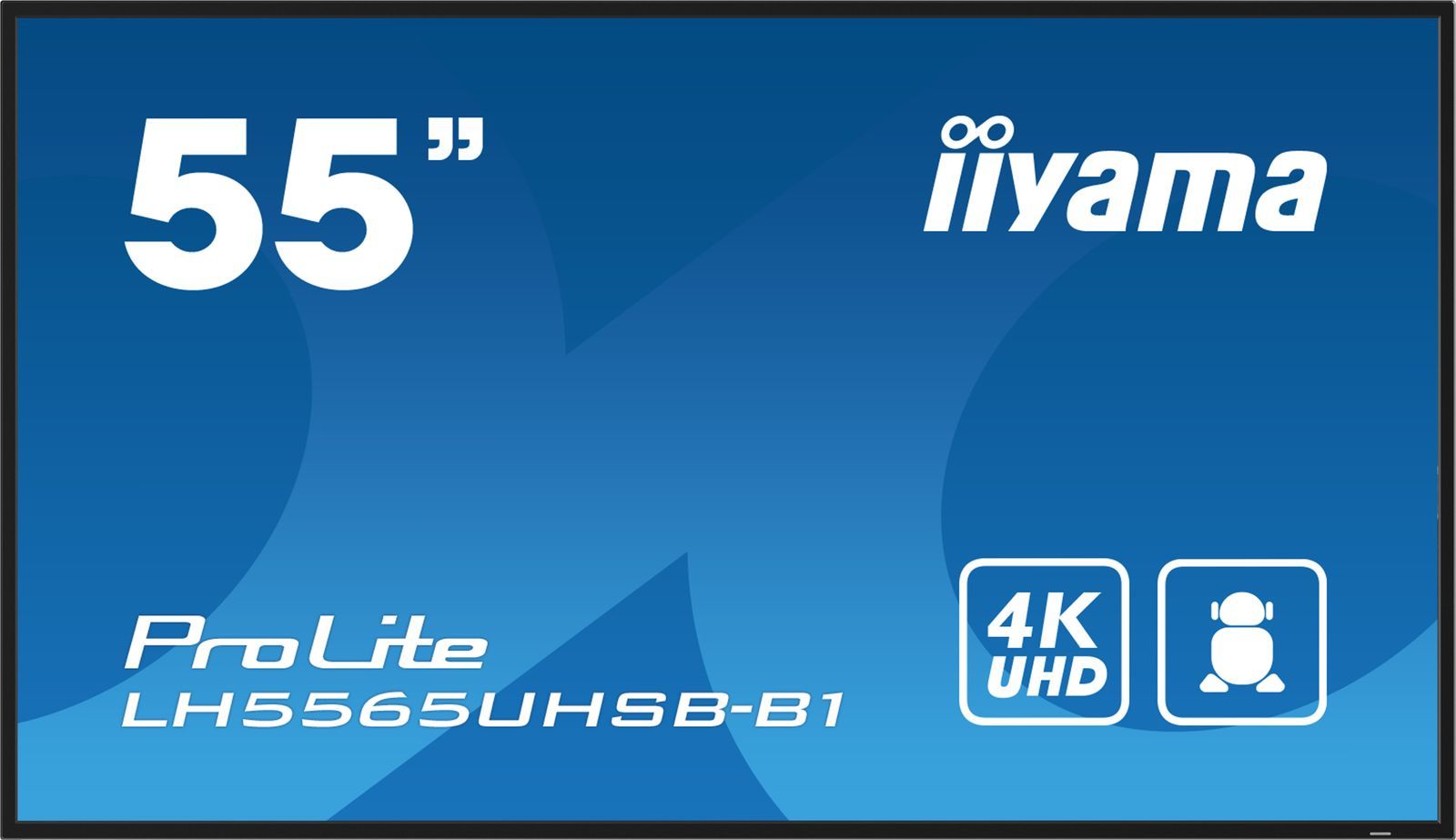 iiyama LH5565UHSB-B1 visualizzatore di messaggi Design chiosco 138,7 cm (54.6") LED Wi-Fi 800 cd/m 4K Ultra HD Nero Processore integrato Android 11 24/7 [LH5565UHSB-B1]