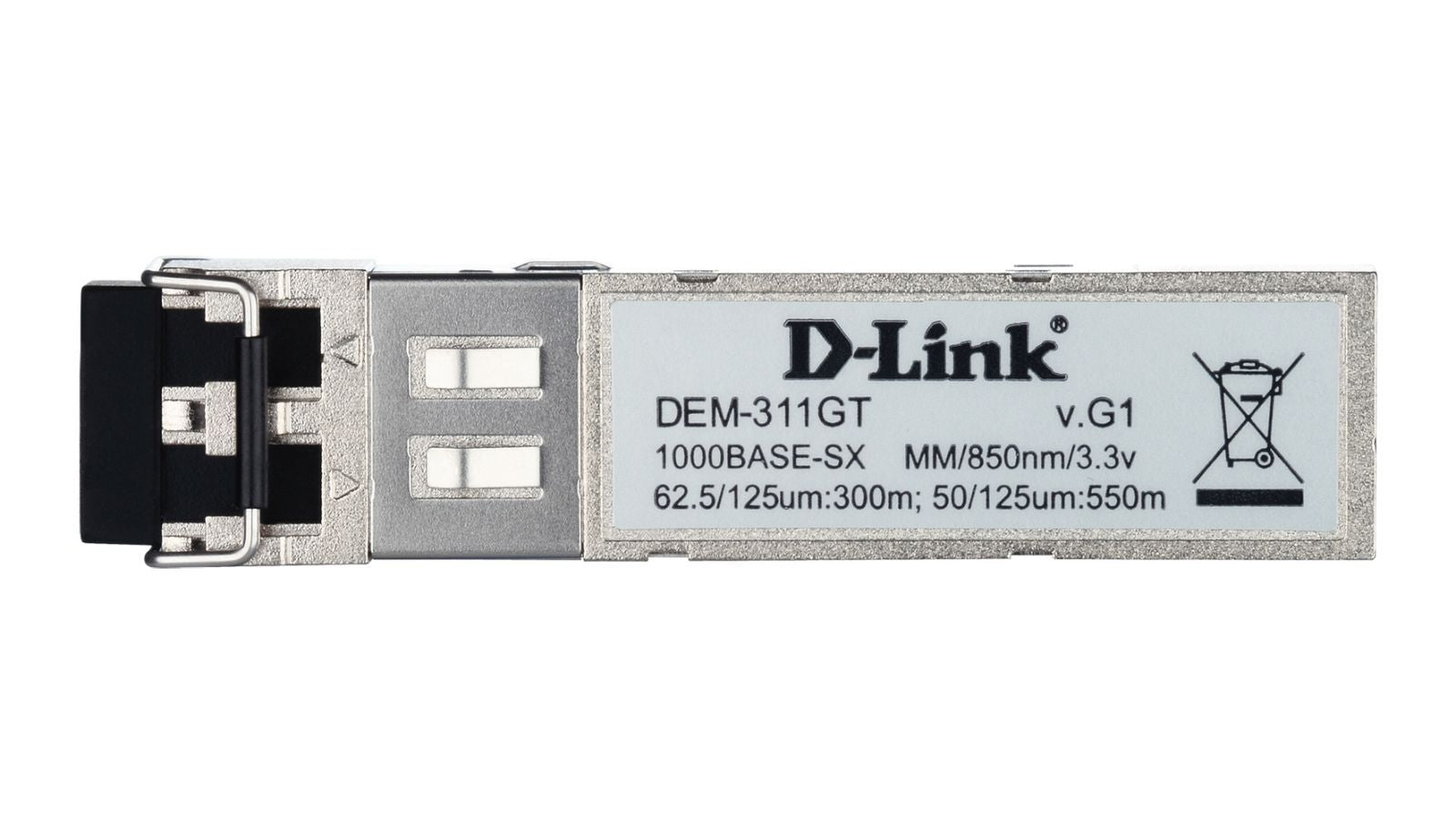 D-Link DEM-311GT modulo del ricetrasmettitore di rete Fibra ottica 1000 Mbit/s SFP 850 nm [DEM-311GT]
