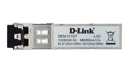 D-Link DEM-311GT modulo del ricetrasmettitore di rete Fibra ottica 1000 Mbit/s SFP 850 nm [DEM-311GT]