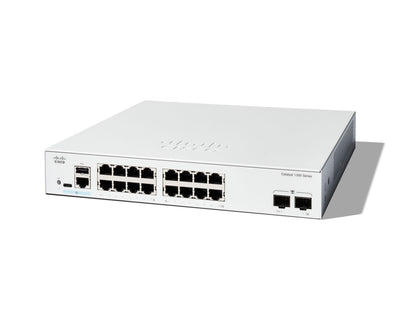 Cisco C1300-16T-2G switch di rete Gestito L2/L3 Gigabit Ethernet (10/100/1000) Bianco [C1300-16T-2G]