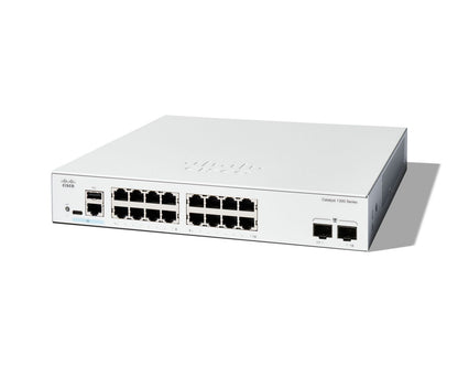 Cisco C1300-16T-2G switch di rete Gestito L2/L3 Gigabit Ethernet (10/100/1000) Bianco [C1300-16T-2G]