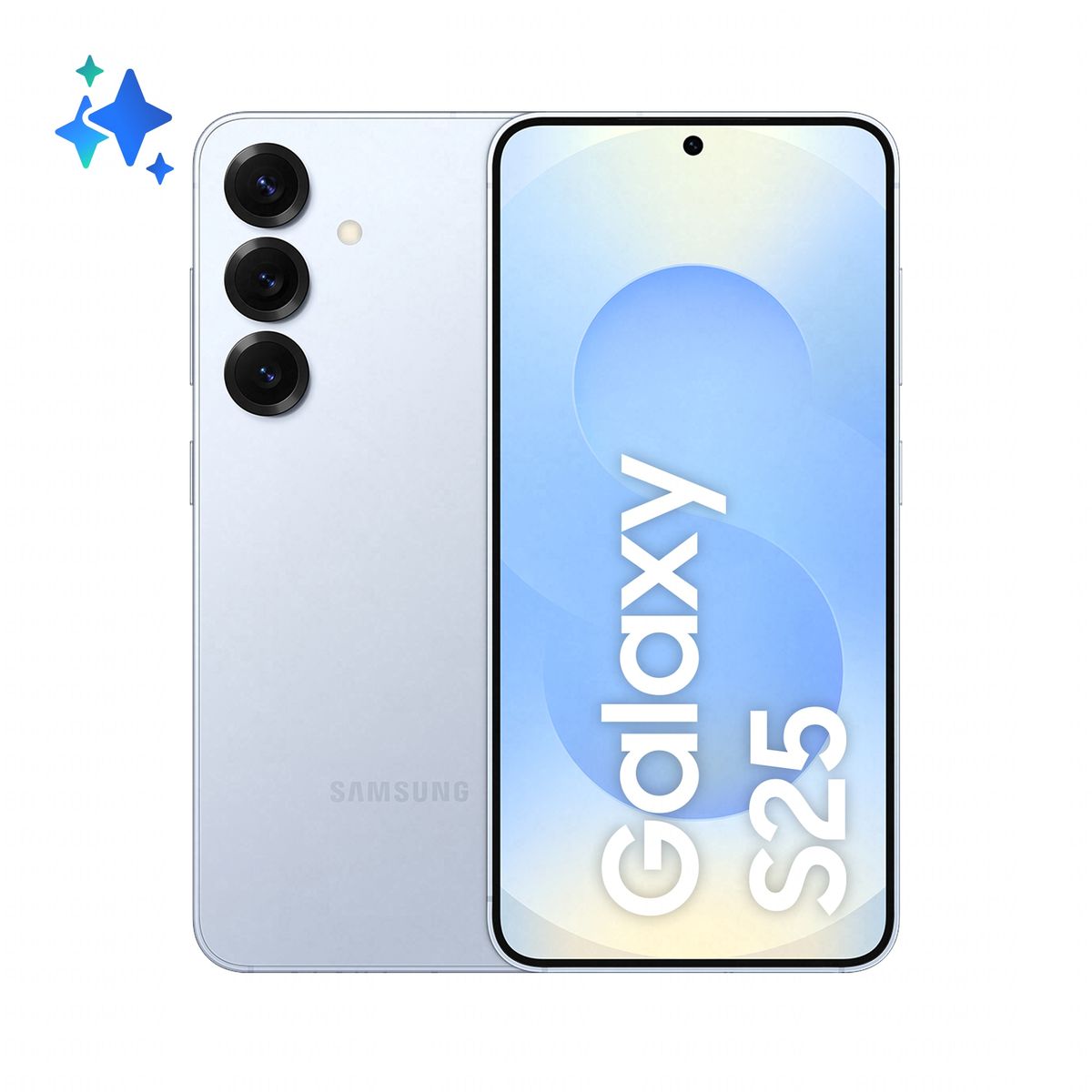 Samsung Galaxy S25 Smartphone AI, Display 6.2'' FHD+ Dynamic AMOLED 2X, Fotocamera 50MP, RAM 12GB, 512GB, 4.000 mAh, Icyblue [SM-S931BLBHEUE]