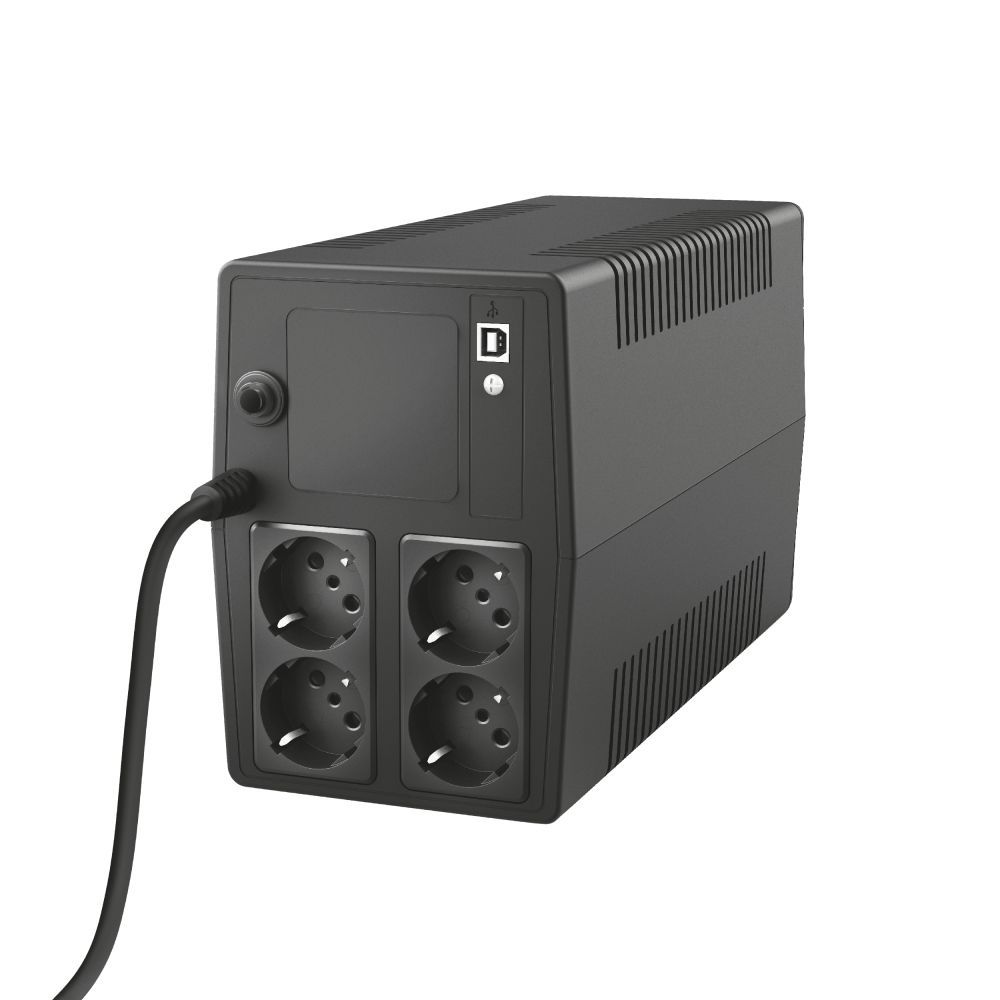 Trust Paxxon 1 kVA 600 W 4 presa(e) AC [23504]