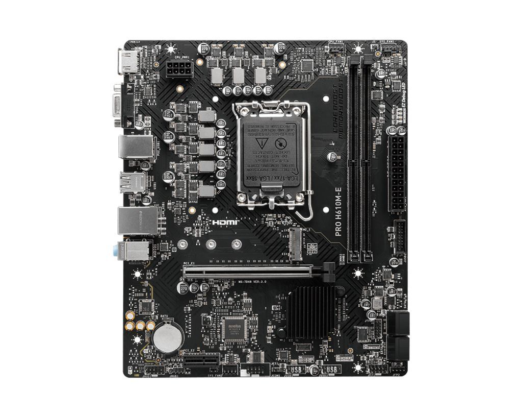 MSI PRO H610M-E scheda madre Intel H610 LGA 1700 micro ATX [PROH610M-E]