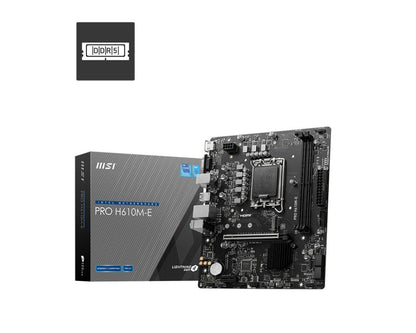 MSI PRO H610M-E scheda madre Intel H610 LGA 1700 micro ATX [PROH610M-E]
