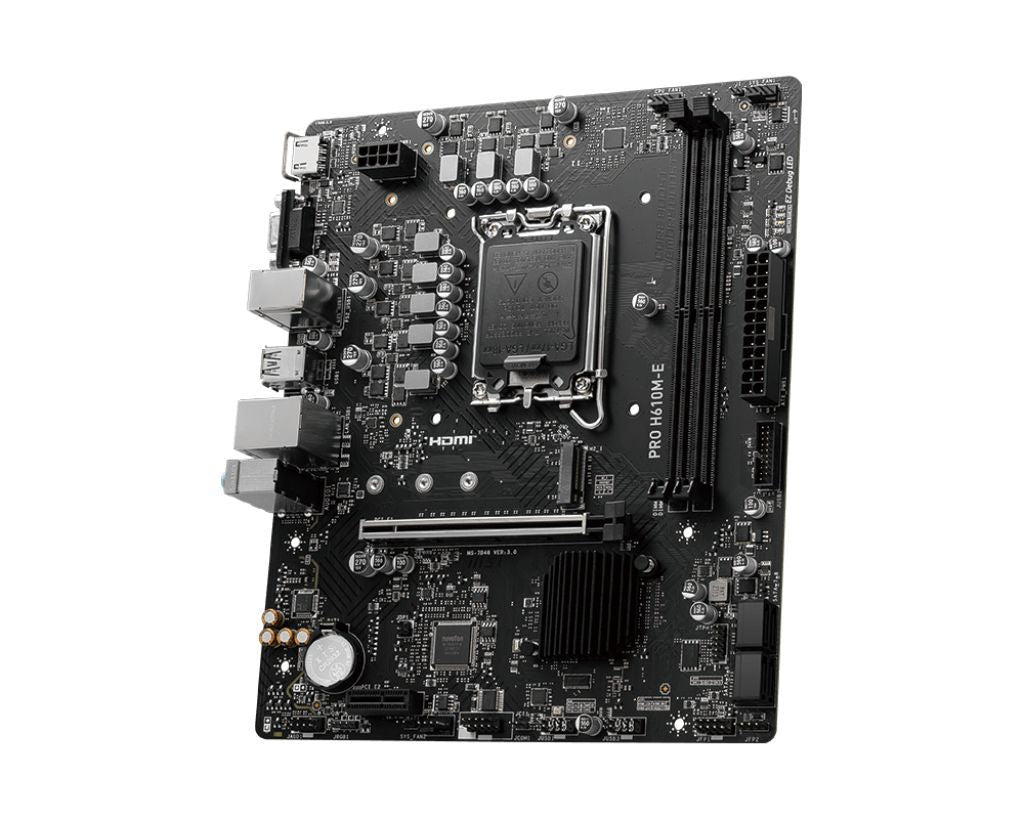 MSI PRO H610M-E scheda madre Intel H610 LGA 1700 micro ATX [PROH610M-E]