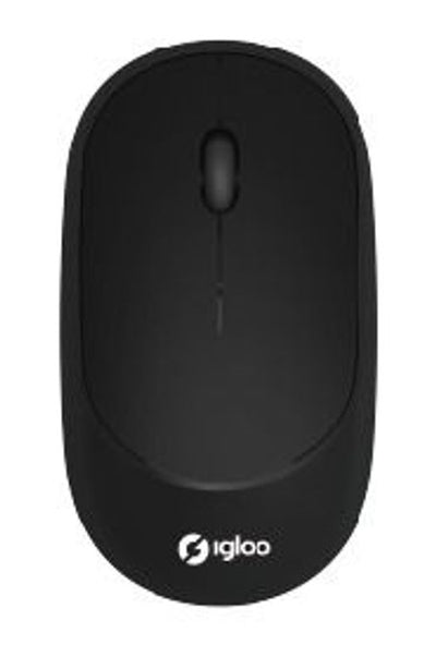 IGLOO MOUSE WIRELESS BLACK *new [PC-03B]