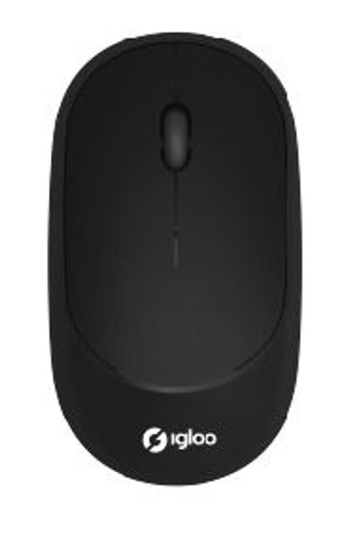 IGLOO MOUSE WIRELESS BLACK *new [PC-03B]