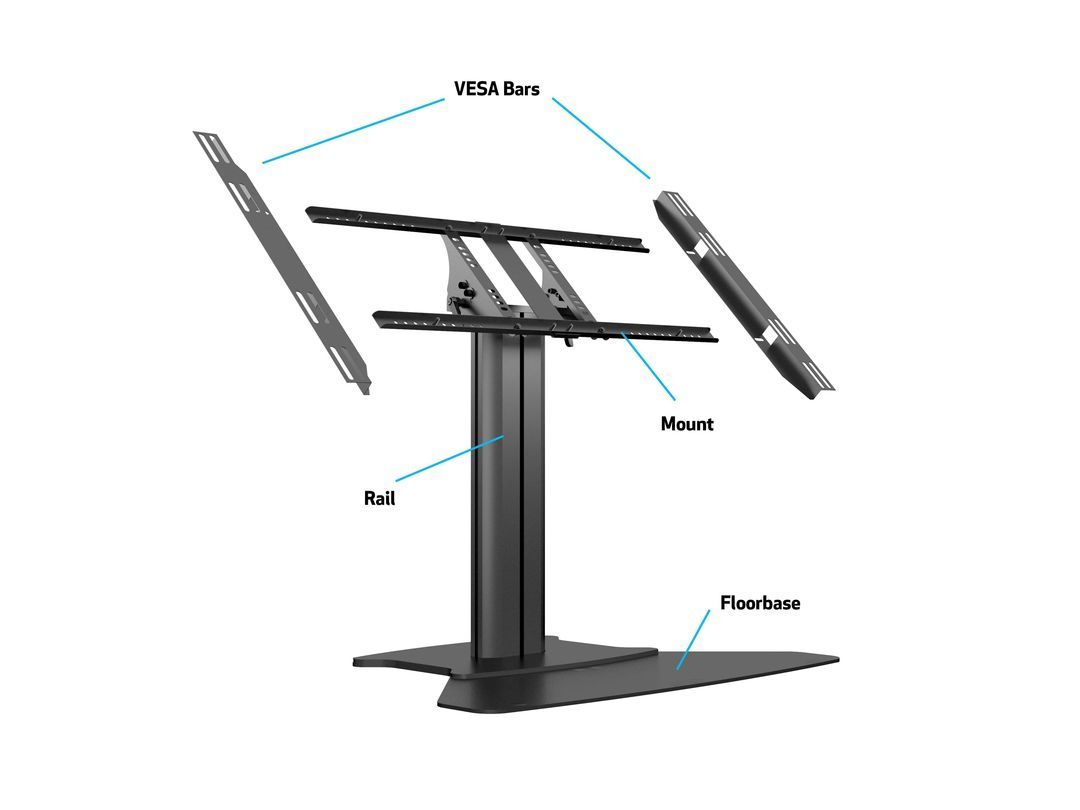 Multibrackets 6799 Supporto per display espositivi 139,7 cm (55") Nero [MB6799]