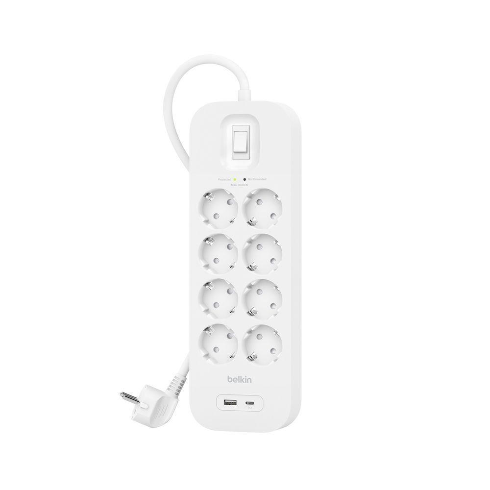 SURGE PROTECTION WITH USB C 8 OUTLET [SRB003VF2M-V2]