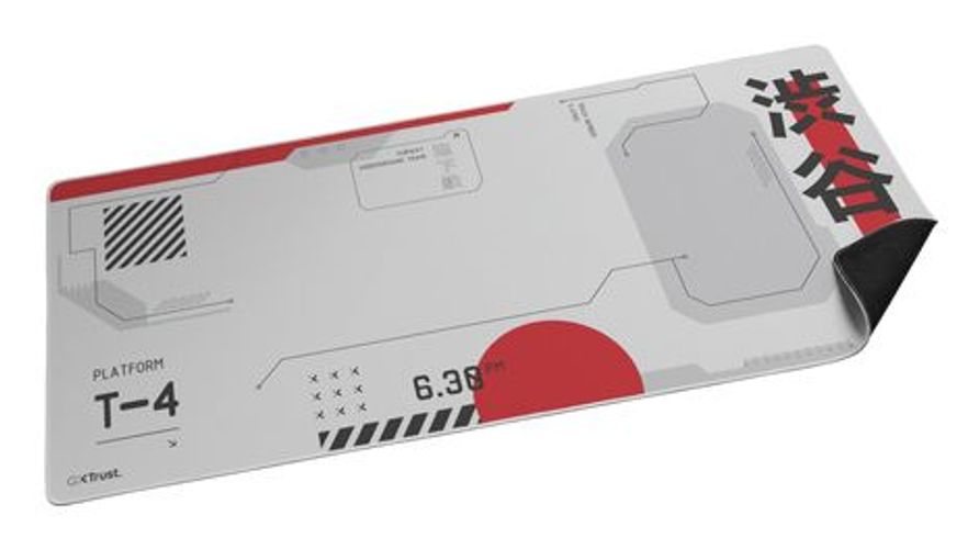 Trust GXT 759 XXL Tappetino per mouse per gioco da computer Nero, Grigio, Rosso, Bianco [25717]