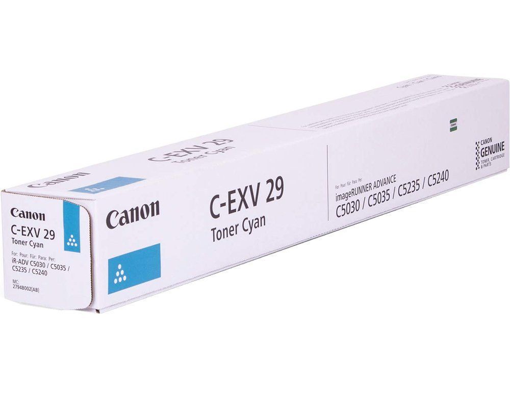 Canon C-EXV29 cartuccia toner 1 pz Originale Ciano [2794B002]