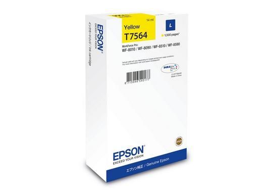 Epson WF-8xxx Series Ink Cartridge L Yellow [C13T75644N]
