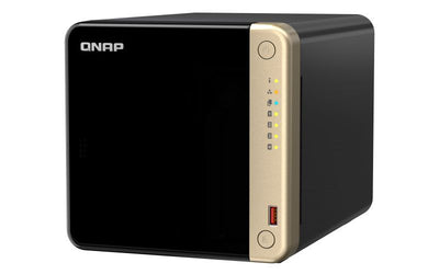 QNAP TS-464 NAS Tower Intel Celeron N5095 8 GB DDR4 0 TB QNAP QTS Nero [TS-464-8G]