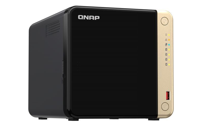 QNAP TS-464 NAS Tower Intel Celeron N5095 8 GB DDR4 0 TB QNAP QTS Nero [TS-464-8G]