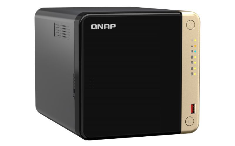 QNAP TS-464 NAS Tower Intel Celeron N5095 8 GB DDR4 0 TB QNAP QTS Nero [TS-464-8G]