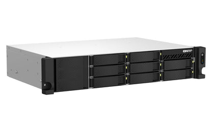 QNAP TS-864EU-8G server NAS e di archiviazione Armadio (2U) Collegamento ethernet LAN Nero [TS-864EU-8G]